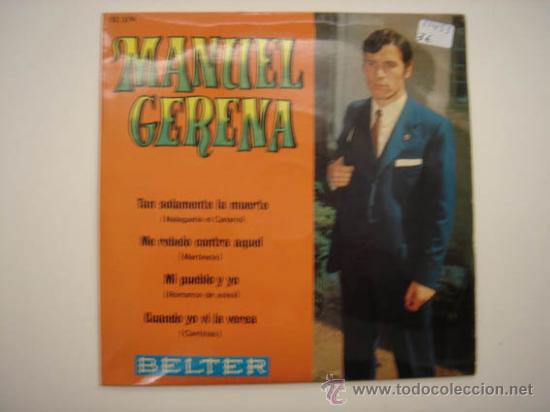 Discos de vinilo: Single Manuel Gerena - Foto 1