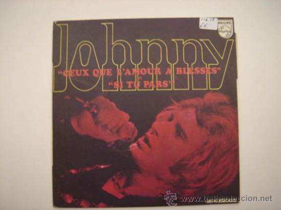 Discos de vinilo: Single Johnny Hallyday - Foto 1