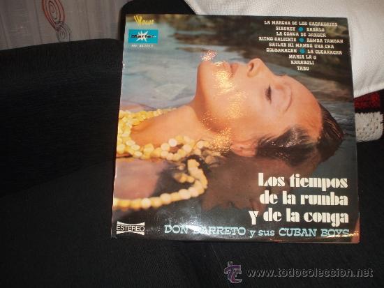 Dischi in vinile: DON BARRETO Y SUS CUBAN BOYS Los tiempos de la rumba y de la conga