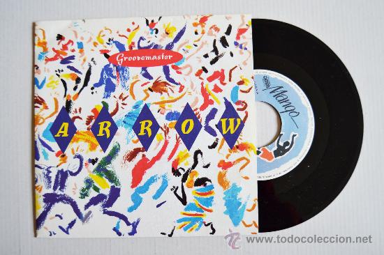 Discos de vinilo: ARROW - Groovemaster (MANGO Single 1988) ESPA&Ntilde;A - Foto 1