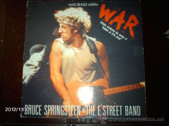 Discos de vinilo: bruce springsteen & the e street band  - war - Foto 1