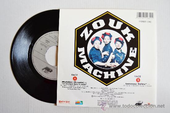 Discos de vinilo: ZOUK MACHINE - Maldon/Lammou Soley (ARIOLA Single 1990) ESPA&Ntilde;A - Foto 2