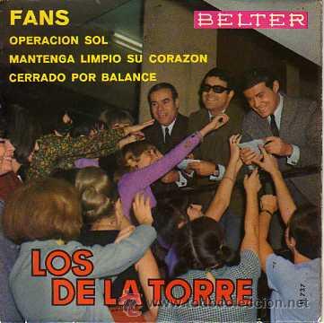 Discos de vinilo: Los De la Torre 7 EP Fans +3, Spanish edit - Foto 1