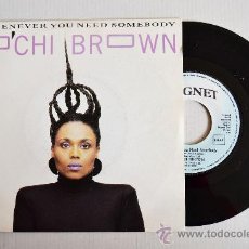 Discos de vinilo: O'CHI BROWN - WHENEVER YOU NEED SOMEBODY/I PLAY GAMES ¡¡NUEVO!! (MAGNET SINGLE 1986) ESPAÑA. Lote 34382826