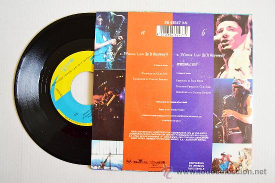 Discos de vinilo: GURU JOSH - Whose Law (Is It Anyway) (RCA Single 1990) ESPA&Ntilde;A - Foto 2