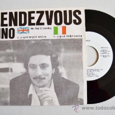 Discos de vinilo: DINO - RENDEZVOUS -PROMOCIONAL- ¡¡NUEVO!! (ARIOLA SINGLE 1989) ESPAÑA. Lote 34392400
