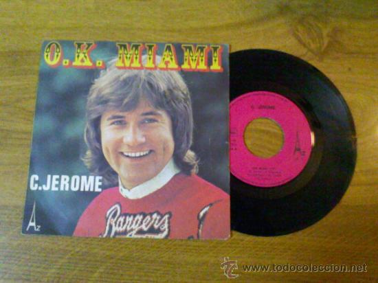 Discos de vinilo: C. JEROME / O.K. MIAMI / IMAGINATION. - Foto 1