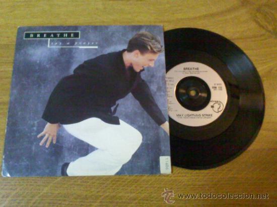 Discos de vinilo: BREATHE/ SAY A PRAYER /MAY LIGHTNING STRIKE - Foto 1