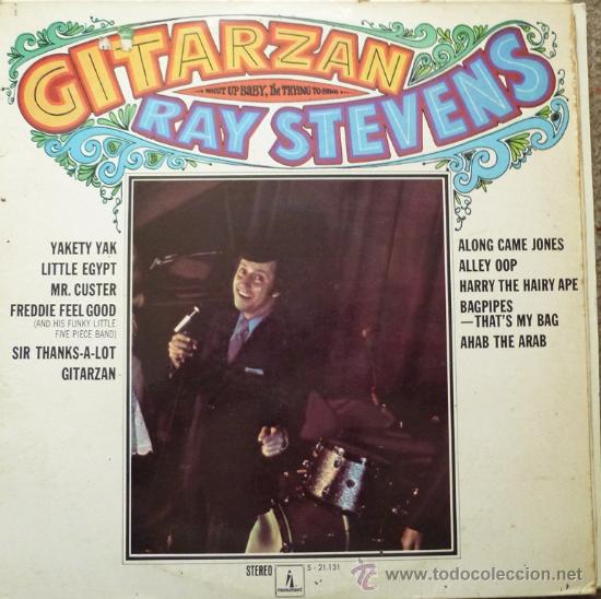 Discos de vinilo: Ray Stevens, Gitarzan. Monument, Esp. 1969 LP - Foto 1