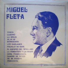 Discos de vinilo: MIGUEL FLETA (LP 33 RPM. PALOBAL, AÑO 1981). Lote 34426786