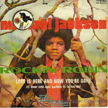 Discos de vinilo: Michael Jackson 7 SG Rockin robin +1, spanish edit - Foto 1