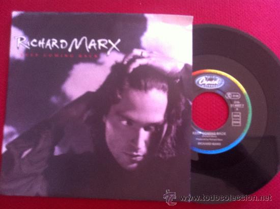 Discos de vinilo: 7&rdquo;SINGLE-RICHARD MARX-KEEP COMING BACK- - Foto 1