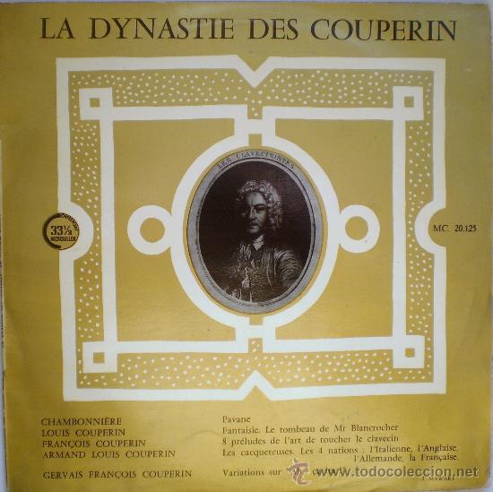 Vinyl records: La Dynastie des COUPERIN, par Pauline AUBERT. LP 33 RPM, VOGUE (A&Ntilde;OS 50)