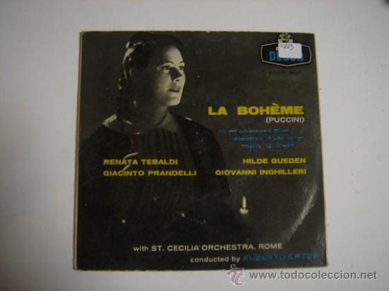 Discos de vinilo: Single La Boh&egrave;me Puccini - Foto 1