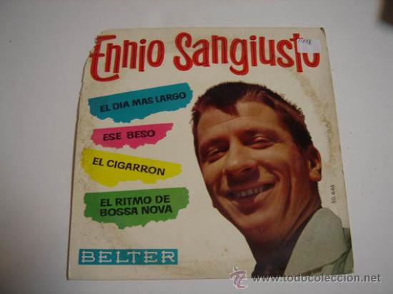 Discos de vinilo: Single Ennio Sangiusto - Foto 1