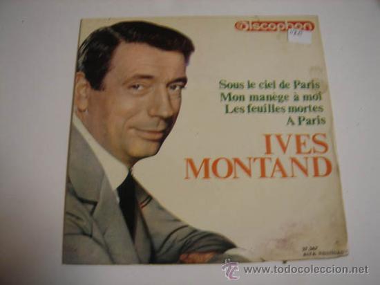 Discos de vinilo: Single Ives Montand - Foto 1
