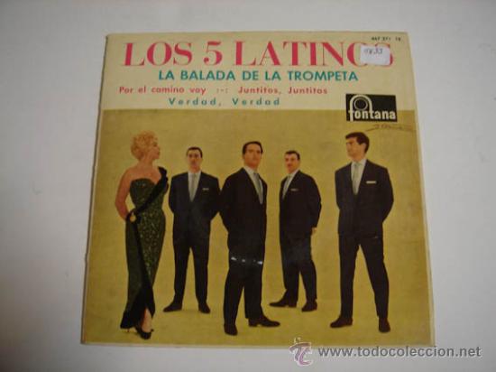 Discos de vinilo: Single Los Cinco Latinos - Foto 1