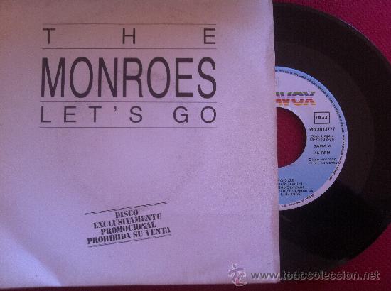 Discos de vinilo: 7&rdquo;SINGLE-THE MONROES-LETS GO-PROMO - Foto 1