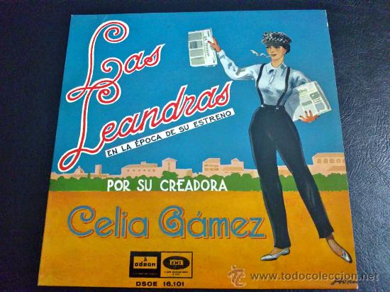 Discos de vinilo: LAS LEANDRAS, CELIA G&Aacute;MEZ - Foto 1