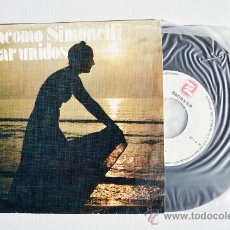 Discos de vinilo: GIACOMO SIMONELLI - VOLAR UNIDOS/UN AMORE CHE COS'E ¡¡NUEVO!! (ZAFIRO SINGLE 1980) ESPAÑA. Lote 34446377