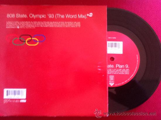 Discos de vinilo: 7&rdquo;SINGLE-808 STATE-OLYMPIC93(THE WORLD MIX) - Foto 1