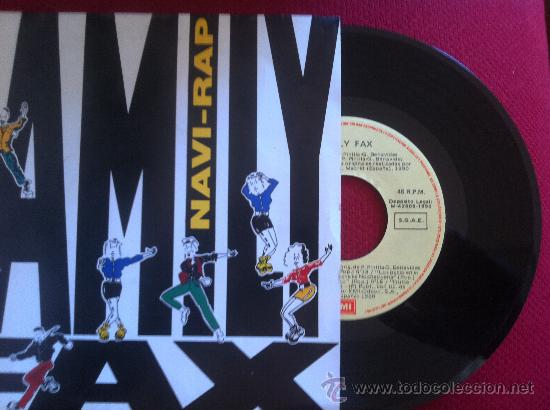 Discos de vinilo: 7&rdquo;SINGLE-FAMILY FAX-NAVY-RAP - Foto 1
