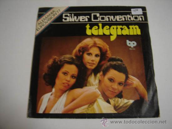 Discos de vinilo: Single Silver Convention, telegram - Foto 1