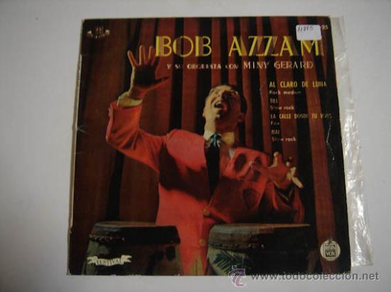 Discos de vinilo: Single Bob Azzam y su orquesta con Miny Gerard - Foto 1
