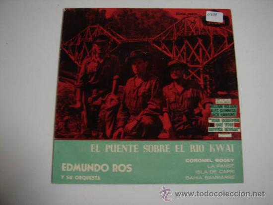 Discos de vinilo: Single BSO &rdquo;El puente sobre el rio Kwai&rdquo; - Foto 1
