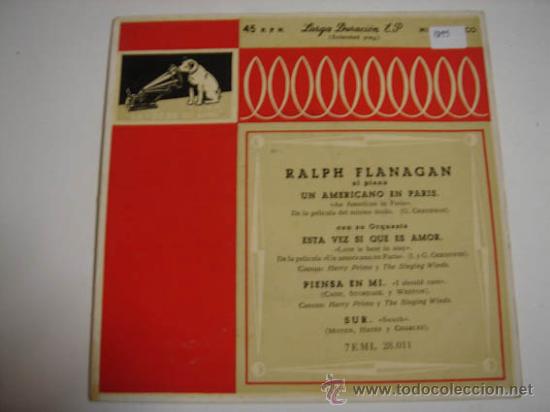 Discos de vinilo: Single Ralph Flanagan al piano con su orquesta - Foto 1