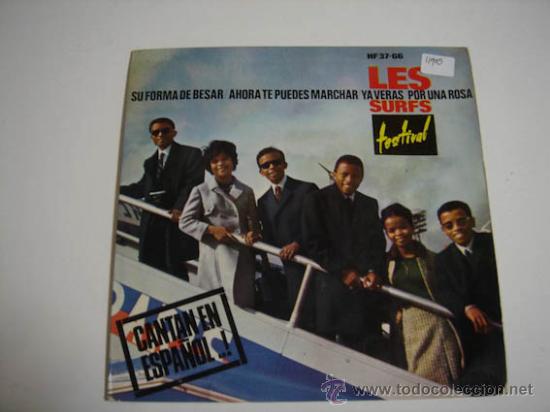 Discos de vinilo: Single Les Surfs, cantan en espa&ntilde;ol - Foto 1