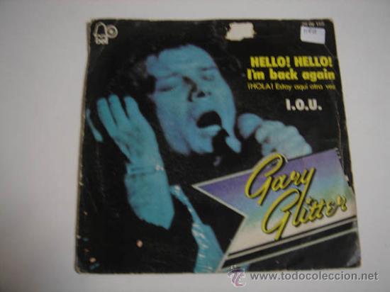 Discos de vinilo: Single Gary Glitter - Foto 1