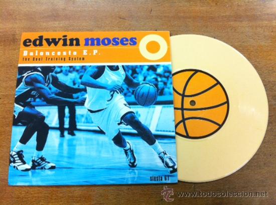 Discos de vinilo: EDWIN MOSES. BALONCESTO. EP - Foto 1