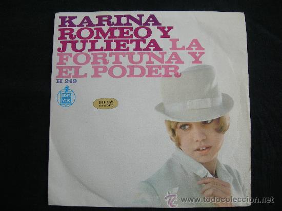 Discos de vinilo: SINGLE KARINA // ROMEO Y JULIETA +1 - Foto 1
