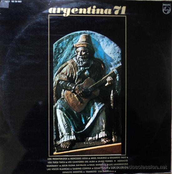 Vinyl records: Festival Cosqu&iacute;n - Argentina 71 -  Edici&oacute;n de 1971 de Espa&ntilde;a - Doble