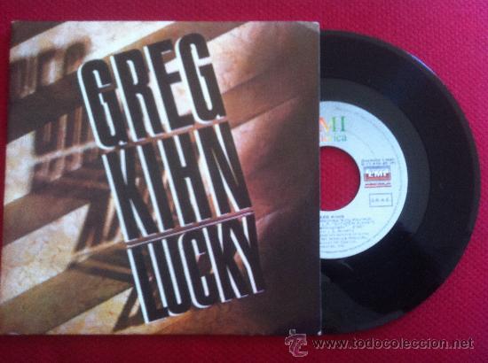 Discos de vinilo: 7&rdquo;SINGLE-GREG KIHN-LUCKY - Foto 1