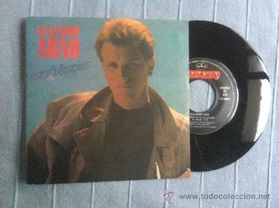 Discos de vinilo: 7&rdquo;SINGLE - ALEJANDRO ABAD -CONFIDENCIAS - Foto 1