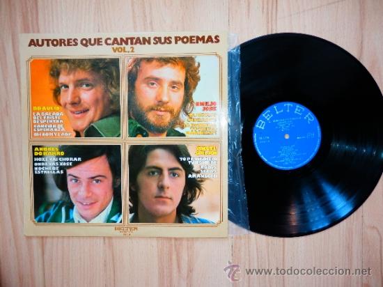 Vinyl-Schallplatten: Autores que cantan sus poemas , Vol. 2 ed. Belter 1976