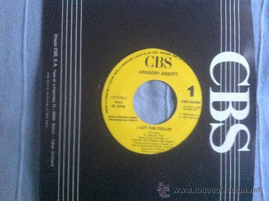 Discos de vinilo: GREGORY ABBOTT-I GOT THE FEELIN-PROMO - Foto 1