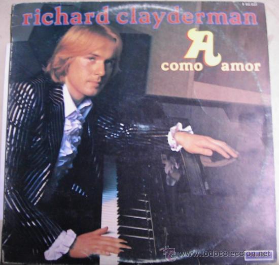 Discos de vinilo: RICHARD CLAYDERMAN - A COMO AMOR - Foto 1