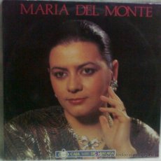 Discos de vinilo: MARIA DEL MONTE LP. Lote 34485600