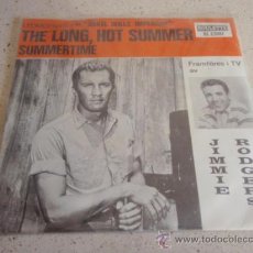 Discos de vinilo: JIMMIE RODGERS ( SUMMERTIME - THE LONG, HOT SUMMER ) 1967 - SWEDEN SINGLE45 ROULETTE. Lote 34491952