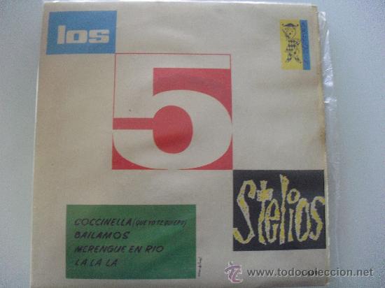 Disques de vinyle: LOS 5 STELIOS - COCCINELLA (QUE YO TE QUIERO) + 3EP 1960