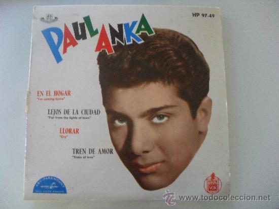 Discos de vinilo: PAUL ANKA - EN EL HOGAR + 3 EP 1962 - Foto 1
