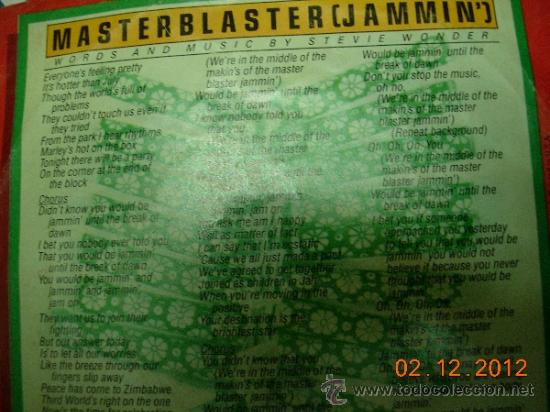 Discos de vinilo: stevie wonder single master blaster - Foto 2