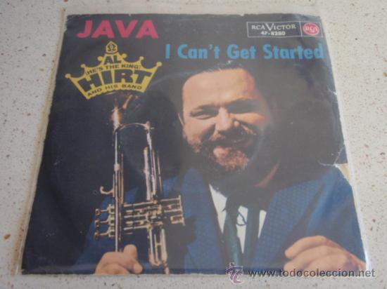 Discos de vinilo: AL HIRT Trumpet with Chorus & ORCHESTRA ( JAVA - I CANT GET STARTED ) GERMANY SINGLE45 RCA VIC - Foto 1