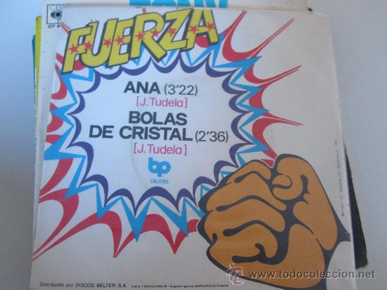 Discos de vinilo: FUERZA - ANA BELTER 70S POP - Foto 1