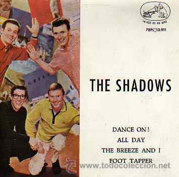 Discos de vinilo: The Shadows 7 EP Dance on! +3, spanish edit - Foto 1