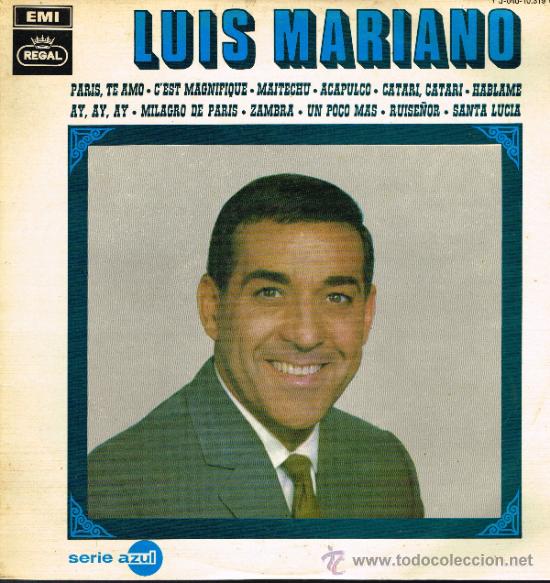 Discos de vinilo: Luis Mariano - Luis Mariano - Lp 1969 - Foto 1
