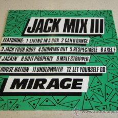 Discos de vinilo: MIRAGE ( JACK MIX III(12 CANCIONES) - MOVE ON OUT ) ENGLAND MAXI45 DEBUT RECORDS